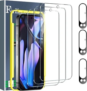 Ferilinso Full Coverage 3 Pack Screen Protector for Google Pixel 9 Pro XL - Picture 1 of 8