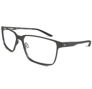 Nike Brille Brillengestell 8048 071 Brushed Gunmetal Grau Eckig Vollrand 55-14-140 - Bild 1 von 11