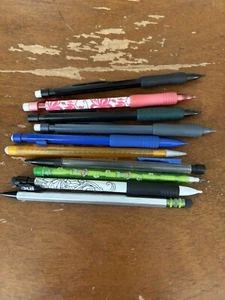 Bic Mechanical Pencils Assorted Types Total 10 - Picture 1 of 3