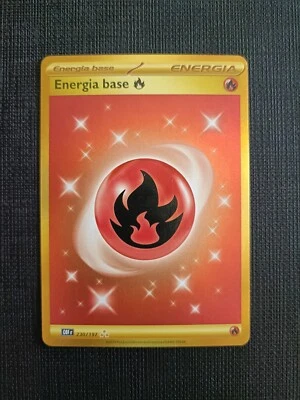 Carta Pokemon Energia Base Fuoco Gold  230/197 - Oss. Infuocata  2A4 1A13 - Immagine 1 di 2