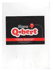 Q-Bert Atari 2600 MANUAL ONLY NO TRACKING Authentic - Picture 1 of 1