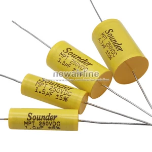 2pcs 1uF-4.7uF 250V Speaker Divider Crossover Non-Polarity Capacitor For Sounder - Picture 1 of 11
