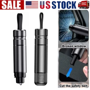Car Safety Hammer Window Glass Breaker Seat Belt Emergency Escape Cutter Tool - Picture 1 of 14
