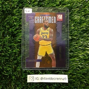 Lebron James 2023-24 Panini Donruss Elite #3 Craftsmen Orange Die Cut - Foto 1 di 3