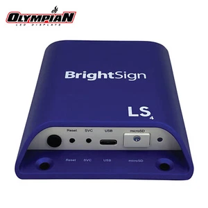 Brand New BrightSign LS424 | Standard I/O HTML5 Player with Power Supply - Picture 1 of 2