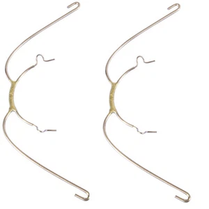 2x Dental Orthodontic Extraoral Face Bow with Cuspid Hook 83mm type - Picture 1 of 6