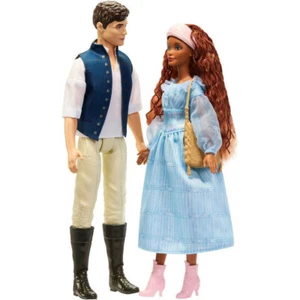 Juego de 2 muñecas Ariel y el príncipe Eric de la película de acción en vivo de Disney La Sirenita - Imagen 1 de 7