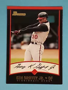 2001 Bowman Ken Griffey Jr Cincinnati Reds #135 ⚾ - Picture 1 of 2