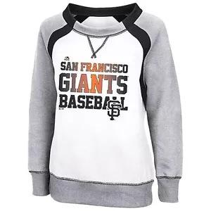MLB Majestic San Francisco Giants Mujer Blanca Hermosa Liga Sudadera - Imagen 1 de 1