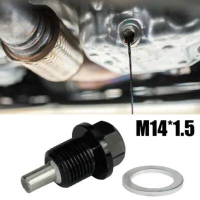 Magnetic Oil Drain Plug Sump Nut Anodized Aluminum Oil Sump Drain Plug M14x1.5 - Image 1 of 4