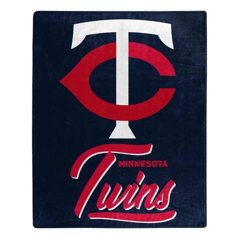Minnesota Twins 50x60 Signature Design Raschel Throw Blanket [NEW] Fleece Cover