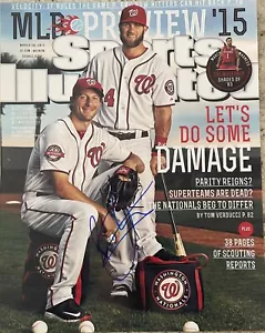 Bryce Harper Signed Washington Nationals Sports Illustrated Cover 11x14 Photo - Picture 1 of 5