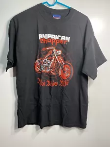 American Chopper Herren Hemd Gr. Large Schwarz Witwe Bike Motorrad - Bild 1 von 5