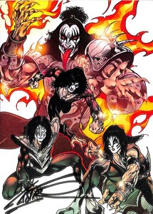 KISS Deluxe Ultra-Premium Trading Cards Autograph Card Roberto Castro Black