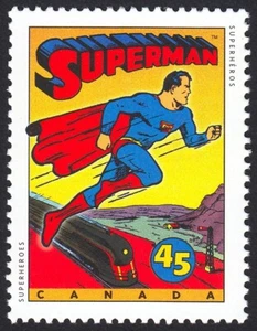 qq. LIBRO DE CÓMIC SUPERHÉROE * SUPERMAN * Canadá 1995 #1579 MNH SELLO DE PANEL - Imagen 1 de 1