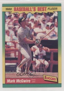 1988 Fleer Baseball's Best Sluggers vs Pitchers Box Set Mark McGwire #27
