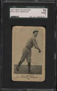 1917 Boston Store #122 Guy Morton SGC 10 Poor 1 - Picture 1 of 2
