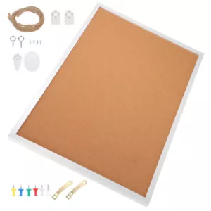 1 Set Framed Message Board Cork Board Reminder Bulletin Board Memo Notice Board - Picture 1 of 12