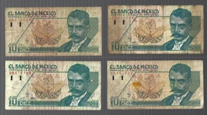 MEXICO 💥1992 .. 1X 10 nuevos pesos BANK NOTE ... ZAPATA ... CIRCULATED/RARE - Picture 1 of 4