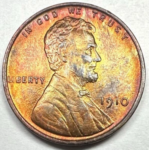 1910 LINCOLN CENTESIMO DI GRANO PENNY LINEE COMPLETE ROSSO MARRONE RB SCELTA BU NON CIRCOLATO - Foto 1 di 2