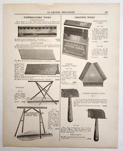 Pagina catalogo attrezzi e granatura anni '30 Fred Kroner La Crosse WI B7 - Foto 1 di 2