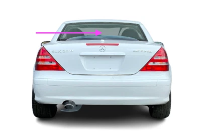 Fit: 98-04 Mercedes Benz SLK 230,320,32 AMG Convertible Back Window Glass-Heated - Image 1 of 4