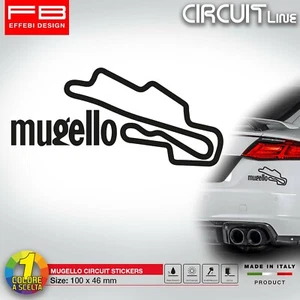 Adesivi Stikers MUGELLO CIRCUIT F1 SBK MOTOGP ROSSI 46 tuning auto car ITALY - Picture 1 of 2