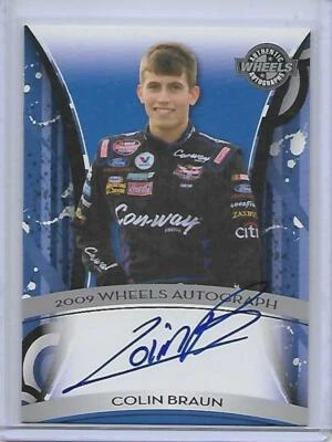 COLIN BRAUN 2009 WHEELS AUTOGRAPHS - Image 1 of 2