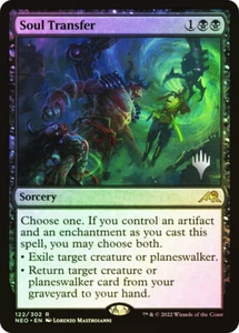 MTG FOIL Soul Transfer Promo Pack Kamigawa Neon Dynasty  - Promo: Planeswalker - Picture 1 of 1