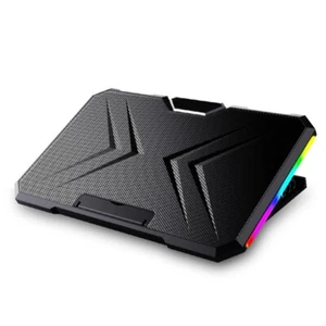 Laptop Cooling Base Fits 12"-17" Cooler Pad Chill Mat for w/Dual Turbo Fan RGB L - Bild 1 von 8