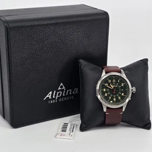Orologio Alpina Uomo Startimer Acciaio Inox Automatico - AL-525KBG4SH6 - Foto 1 di 9