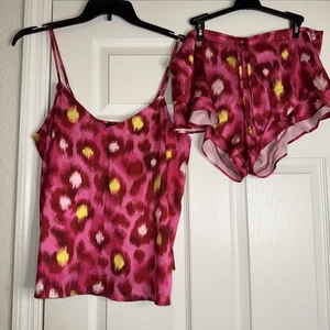 Soma Cool Nights Pajama Set Cami And Shorts Size Large - Picture 1 of 6