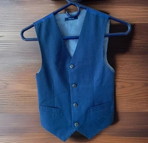 Giubbotto tuta Chaps blu navy ragazzo taglia 8 - Foto 1 di 2