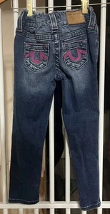 Little Girls True Religion Casey Distressed Skinny Jeans Size 4 - Picture 1 of 4