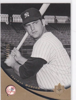 Thurman Munson 2005 UD Ultimate Signature Edition #42 New York Yankees/825 Foto 1 de 2