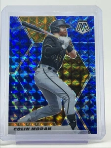 COLIN MORAN 2021 MOSAIC BASEBALL BLUE CAMO PRIZM PITTSBURGH Q1863 - Picture 1 of 2