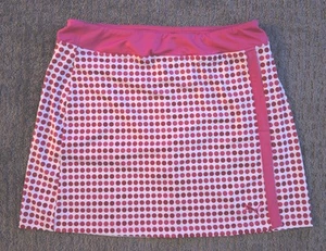 Puma Skort Skirt EUC, Pink/White. Size M/L, See Measurements Pickleball Golf - Picture 1 of 11