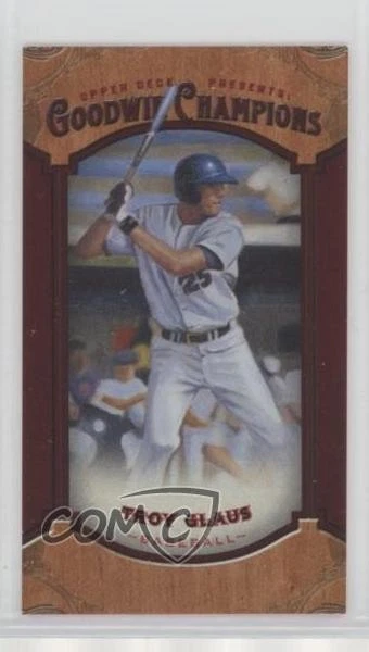 2014 Upper Deck Goodwin Champions Mini Red Magician Back /14 Troy Glaus #28 - Image 1 of 2