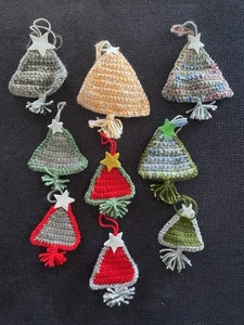 Deko Handarbeit Weihnachtsschmuck Set Tannenbaum 🌲 gehäkelt  - Bild 1 von 6