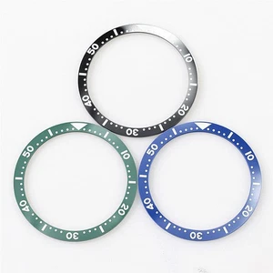 38mm Flat Ceramic Watch Bezel Insert Spare Parts Fit For SKX009 SKX007 Watch f - Picture 1 of 12