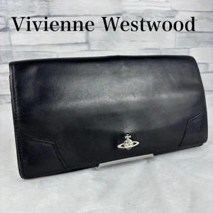 Portafoglio Vivienne Westwood pelle nero sfera metallo logo dal Giappone - Foto 1 di 24