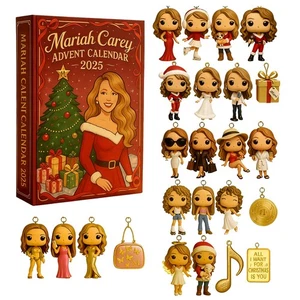 Mariah Carey Christmas Advent Calendar 2025, 24 Days Gifts Countdown Sets - Picture 1 of 8