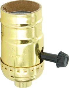 Leviton 07070-0PG Incandescent Medium Base Turn Knob Socket 2.6 H x 1.38 W in. - Picture 1 of 1