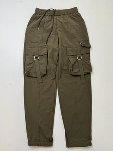Pantaloni cargo Alo Yoga donna verdi joggers dettaglio anello a D taglia XS - Foto 1 di 8