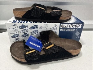 Sandali Birkenstock donna Arizona plantare morbido RARO persiano nero taglia 40 - Foto 1 di 12