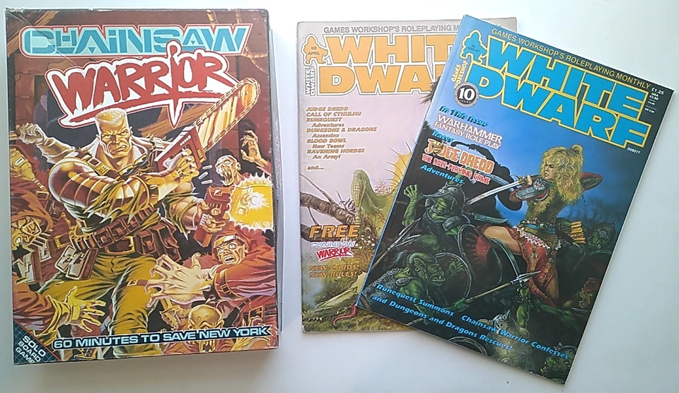 Chainsaw Warrior - Games Workshop 1987 - Complete + White Dwarf Extras! - Used - Image 1 of 4