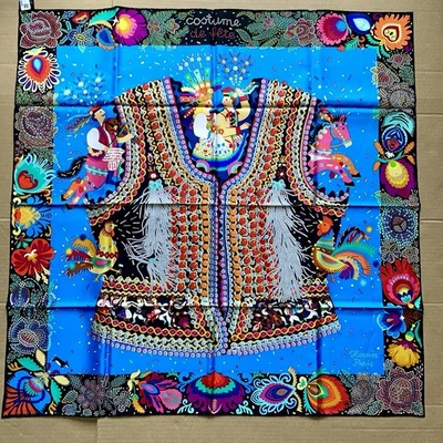 New Hermes scarf silk Carre 90 cm Costume De Fete 35" - Image 1 of 4