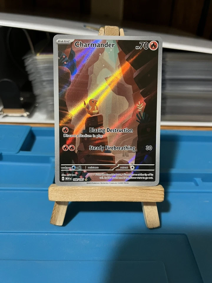 Pokemon TCG - SV: Scarlet & Violet 151 - Charmander 168/165 Illustration Rare NM - Image 1 of 4