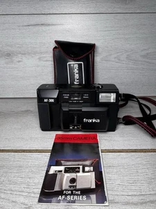 Franka AF-300 35mm film Compact Film Camera Black with case and instructions VGC - Picture 1 of 8