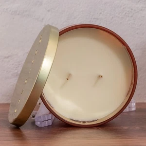 Sand + Paws Pumpkin Clove Scented Candle, Double Wick, Glass - Picture 1 of 5